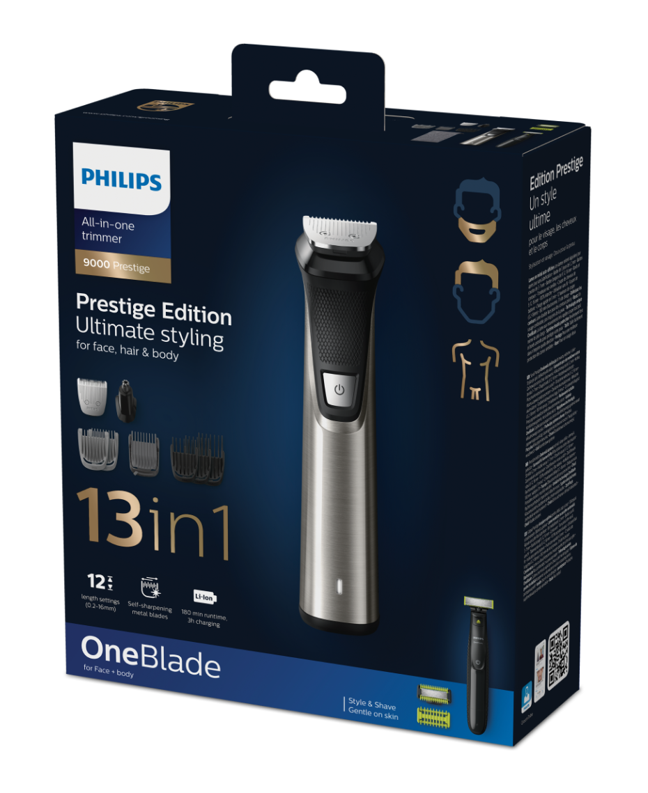 Philips | Multigroom Series 9000 Prestige 13-in-1 Trimmer | Shaver Shop