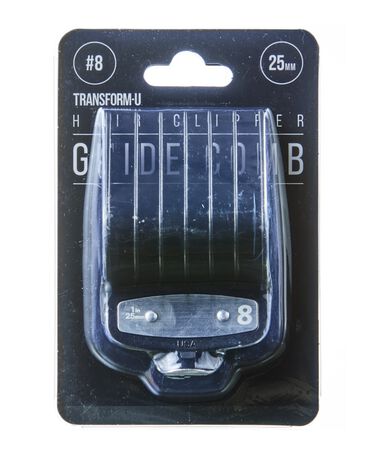 Hair Clipper Guide Comb #8 - 25MM - Black