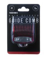 Hair Clipper Guide Comb #1 - 3MM - Red