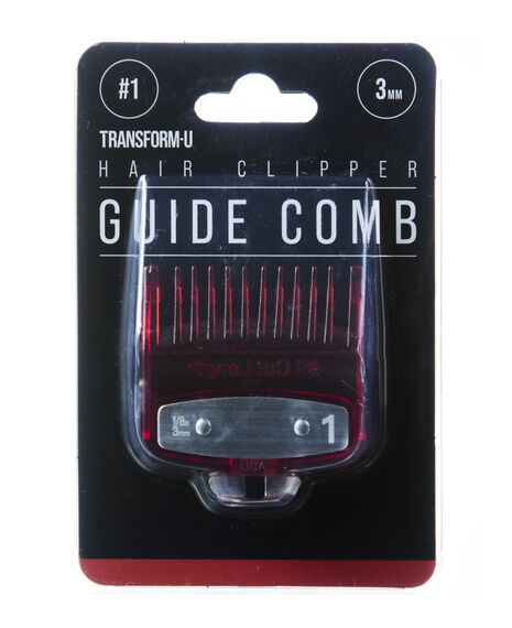 Hair Clipper Guide Comb #1 - 3MM - Red