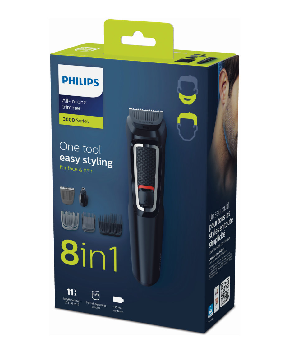 Philips | MultiGroom Series 3000 8-in-1 Trimmer | Shaver Shop