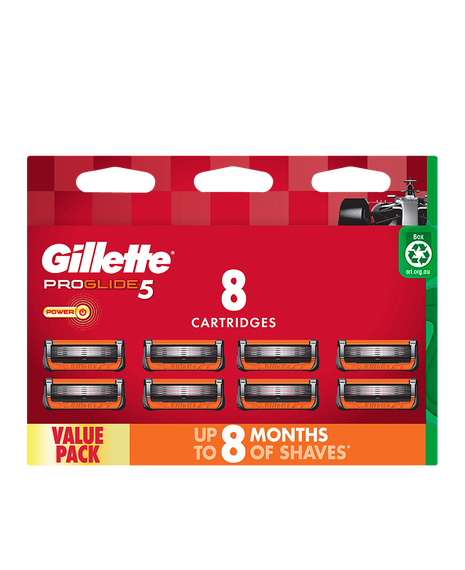ProGlide5 Power Red Blades Refill 8 Pack