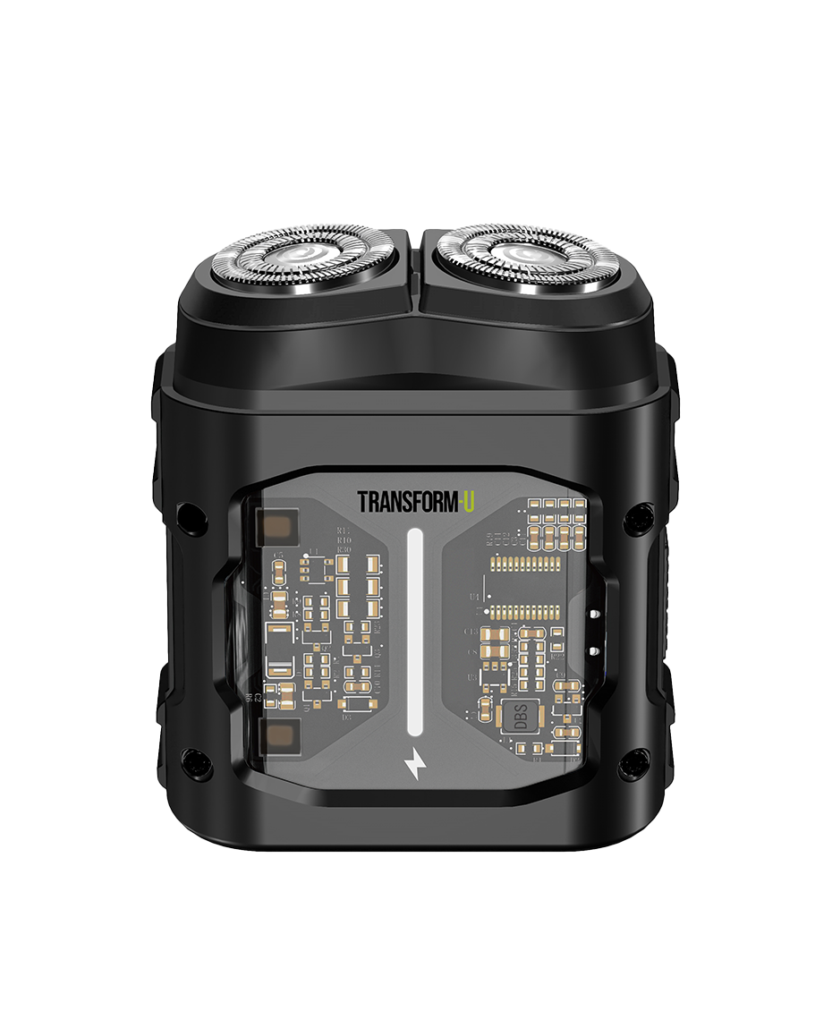 Transform-U Travel Rotary Electric Shaver