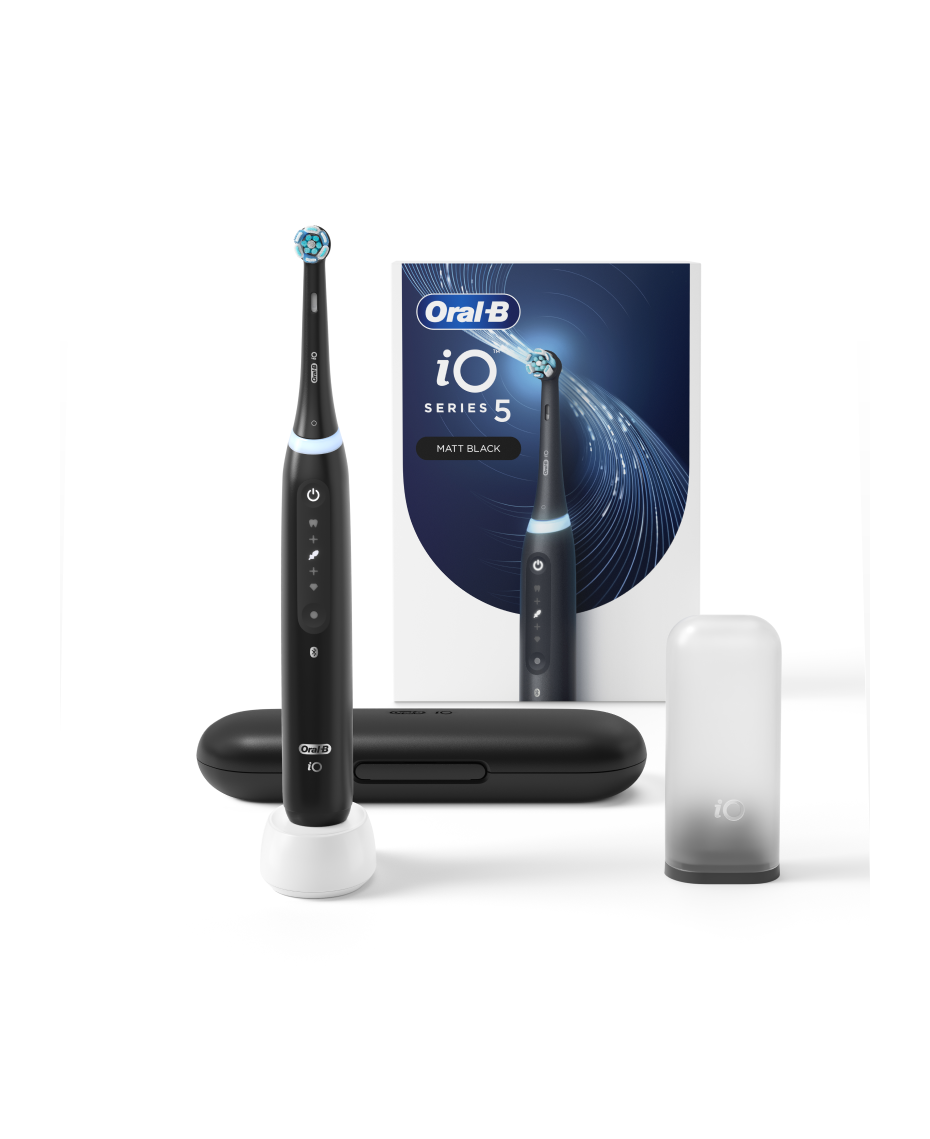OralB iO5 Electric Toothbrush Black Shaver Shop