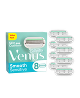 Smooth Sensitive Razor Blades Refill 8 Pack