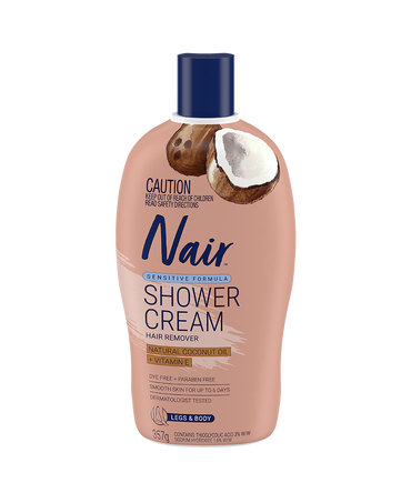 Legs & Body Sensitive Formula Shower Cream Hair Remover - 357g