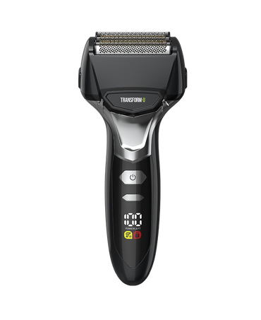 5 Blade Wet & Dry Electric Shaver & Ear & Nose Trimmer Combo - Black