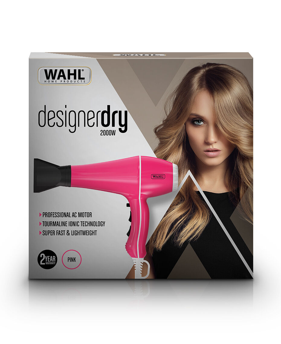Wahl | Designer Hair Dryer - Pink | Shaver Shop