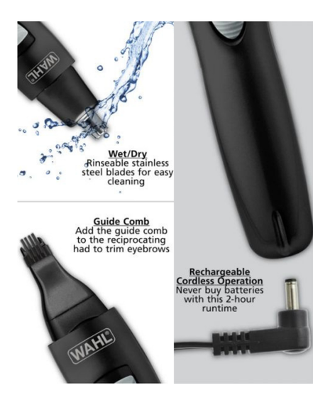 Rechargeable Nose, Ear & Brow Trimmer