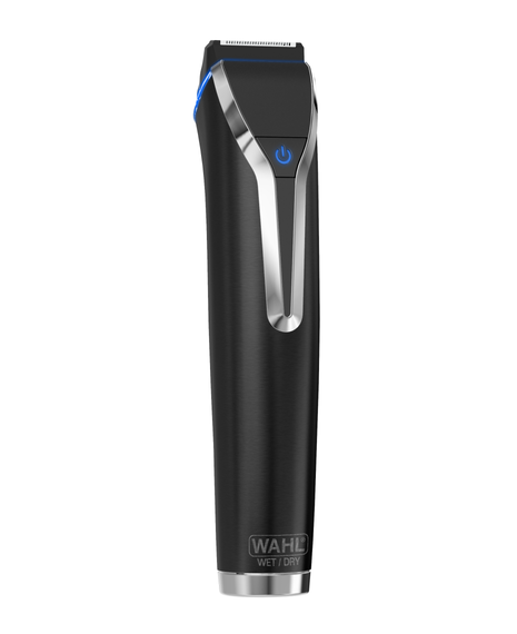 Waterproof Lithium-Ion Stainless Steel Grooming Kit with Bonus Storage Case - Black