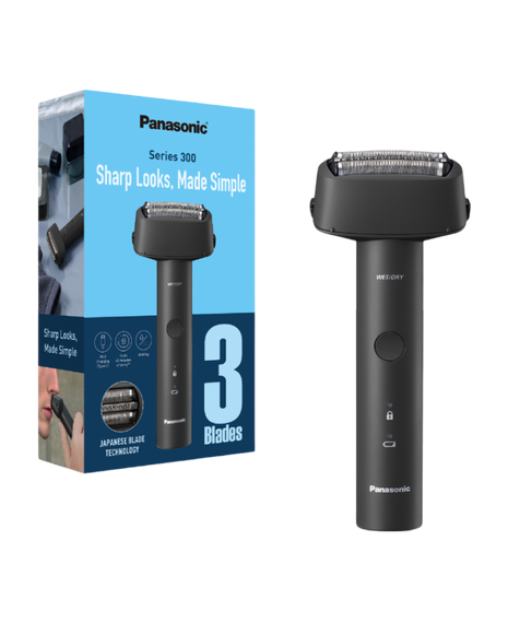 Series 300 3-Blade Wet & Dry Electric Shaver - Black
