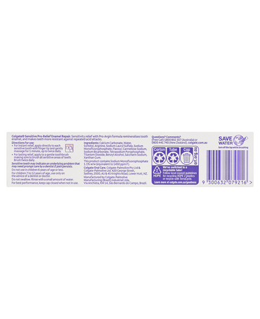 Sensitive Pro-Relief Enamel Repair Toothpaste - 110g