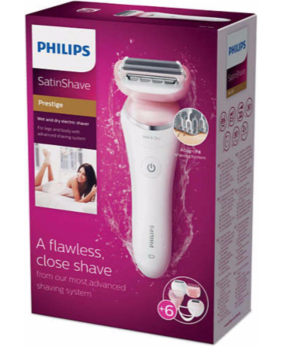 Philips satinshave prestige wet and dry electric lady shaver clearance