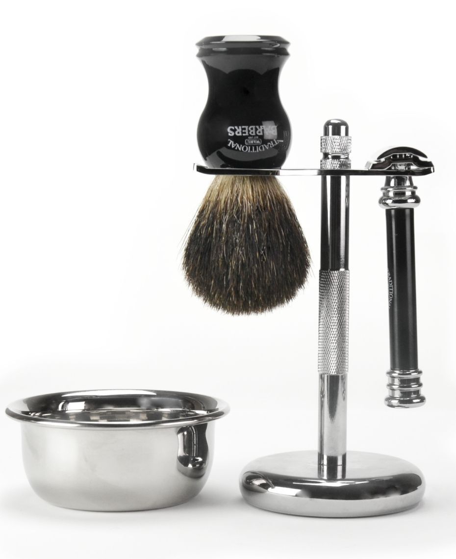 Wahl Traditonal Barbers 4 Piece Classic Shave Set Shaver Shop