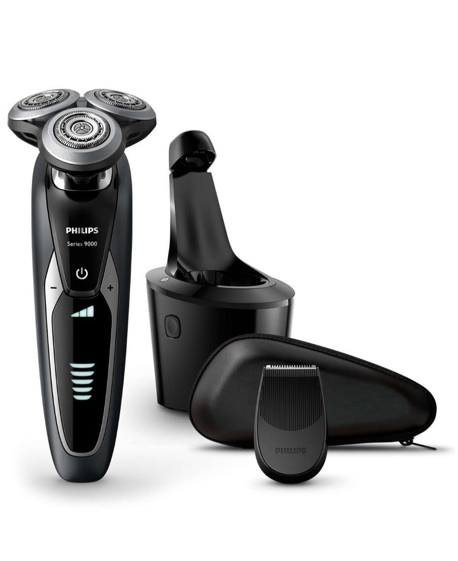 Philips Series 9000 Shaver with Smart Clean Station and Travel Case