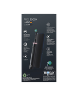 Pro 2500X Electric Toothbrush with Travel Case - Black