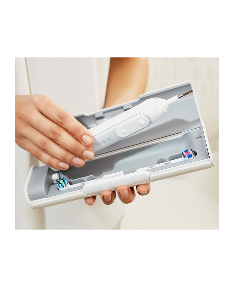 Oral B Genius 9000 Electric Toothbrush With 3 Replacement Heads Smart Travel Case White Shaver Shop