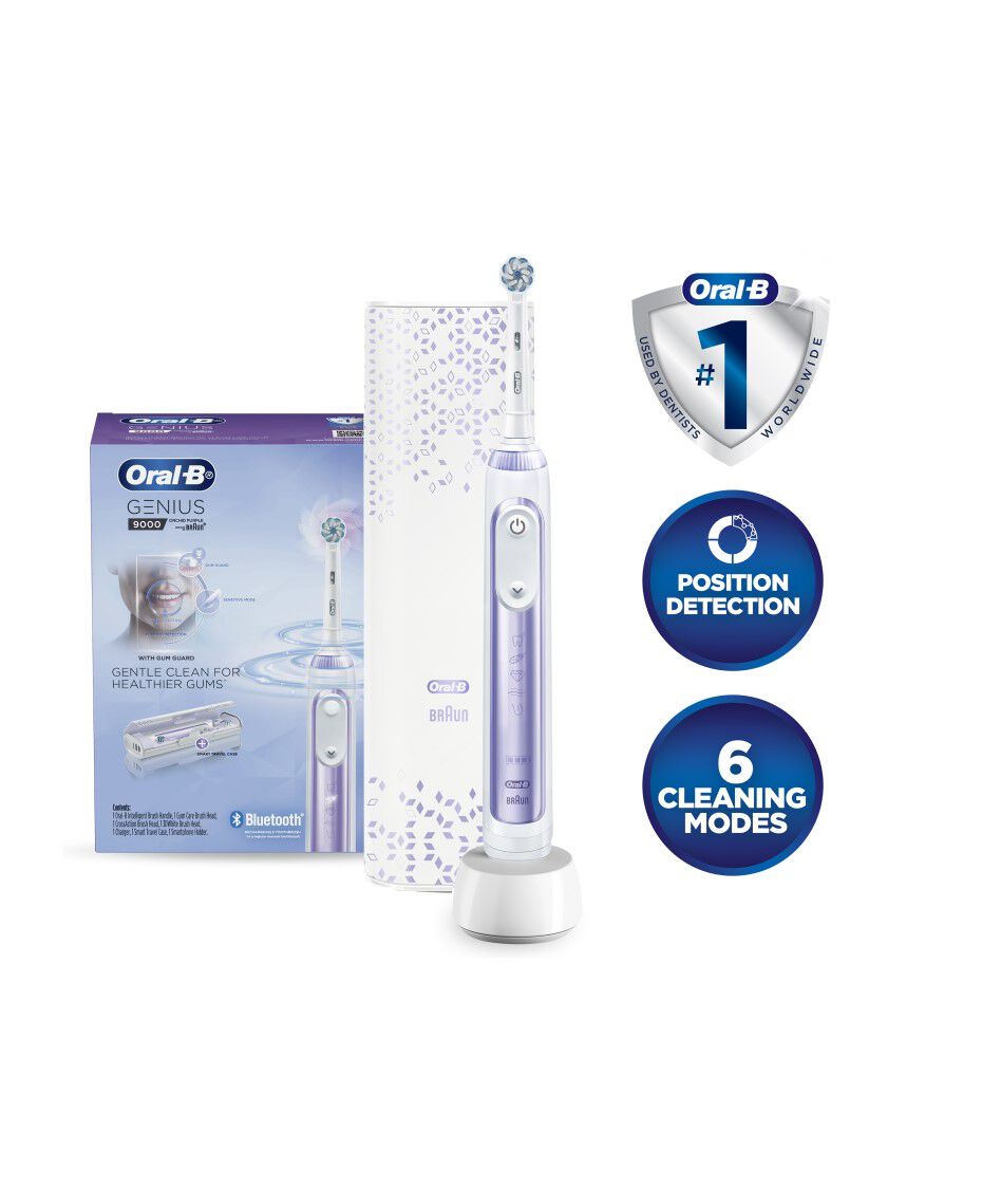 Oral-B | Genius 9000 Electric Toothbrush with 3 Replacement