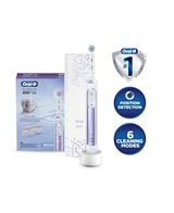 Genius 9000 Electric Toothbrush with 3 Replacement Heads & Smart Travel Case, Purple Orchid