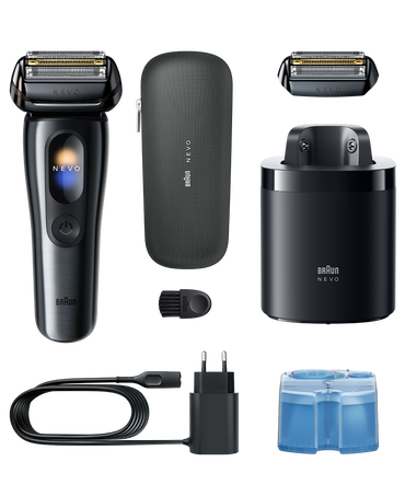NEVO Wet & Dry Electric Shaver with 7-in-1 Care System & Extra Shaver Head