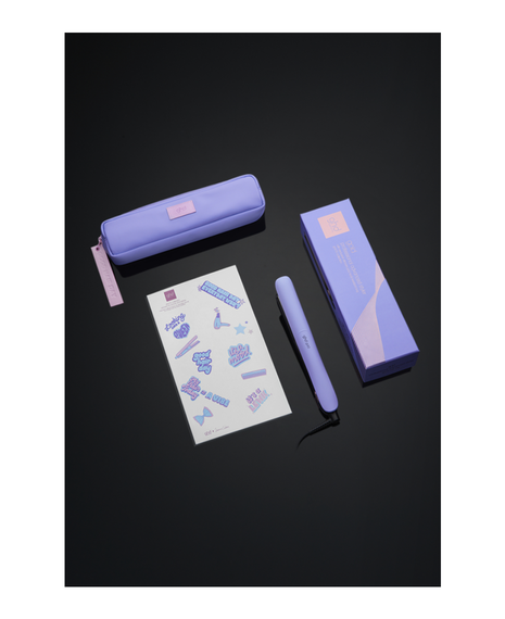 gold hair straightener limited edition ID collection - fresh lilac