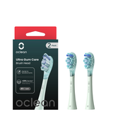 Ultra Gum Care Replacement Brush Head Refills 2 Pack - Green