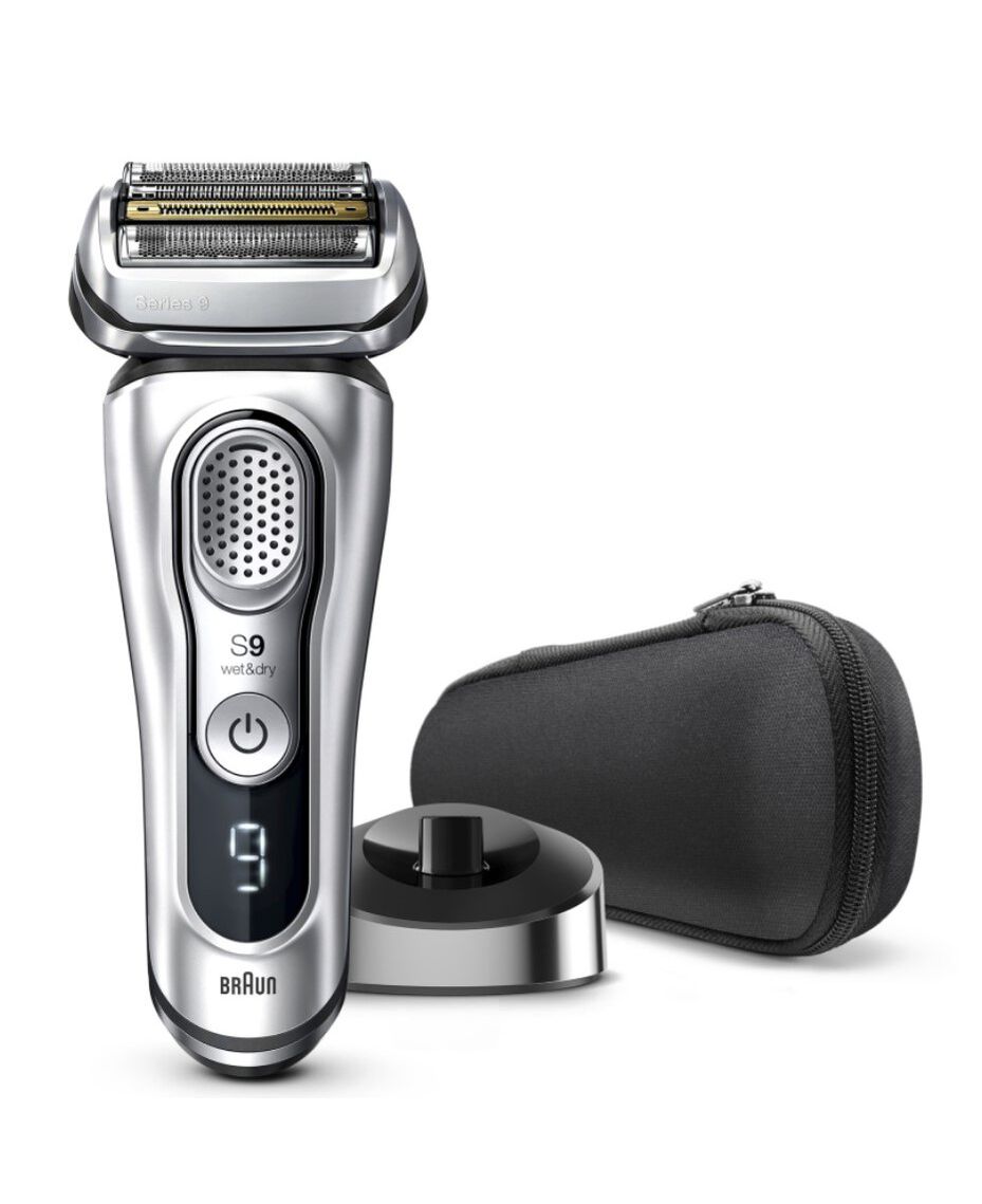 Braun Series 9 Latest Generation Wet & Dry Electric Shaver with Charging Stand and Fabric