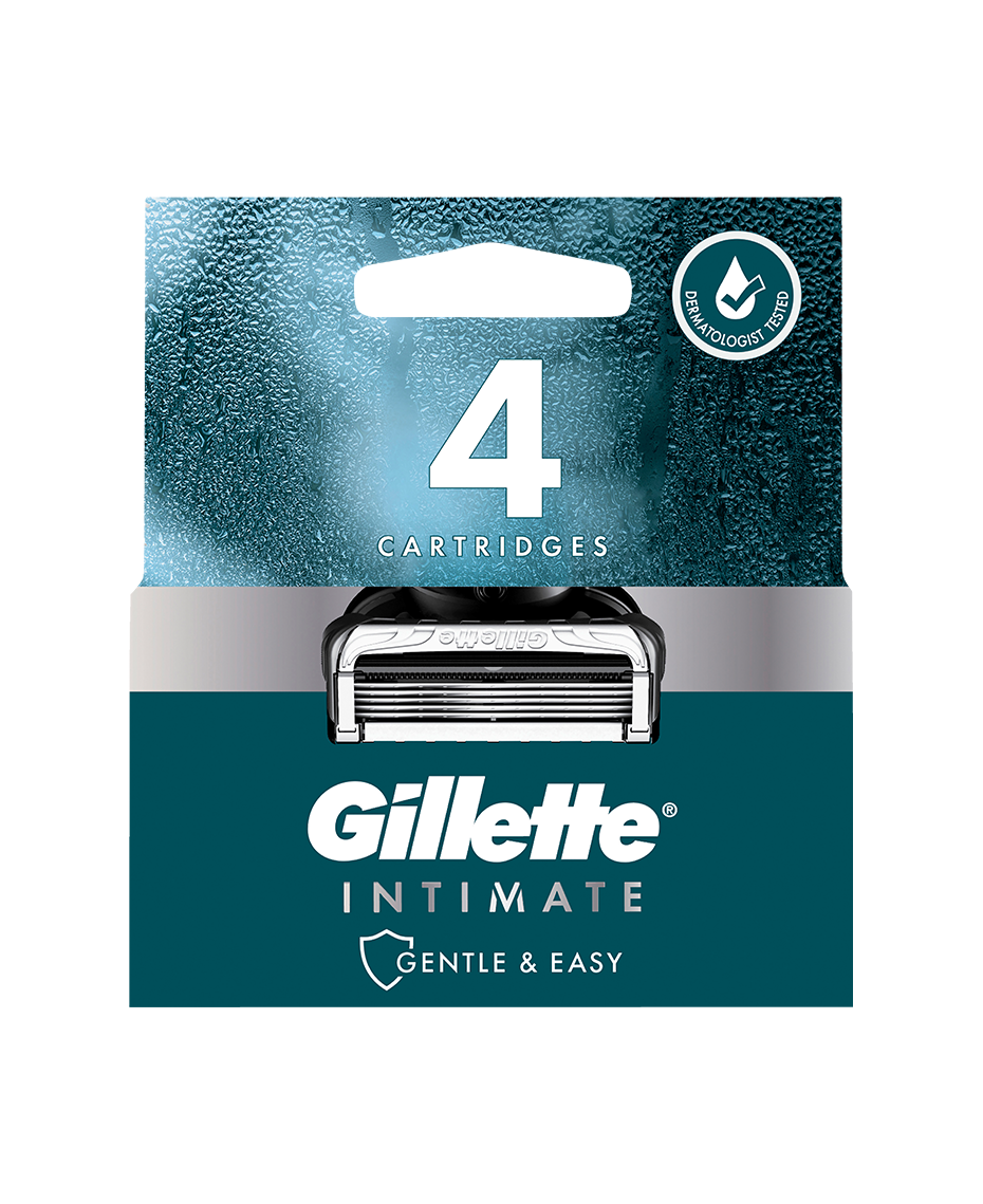 Initimate Razor Gillette | Intimate Razor Blades Refill 4 Pack | Shaver Shop