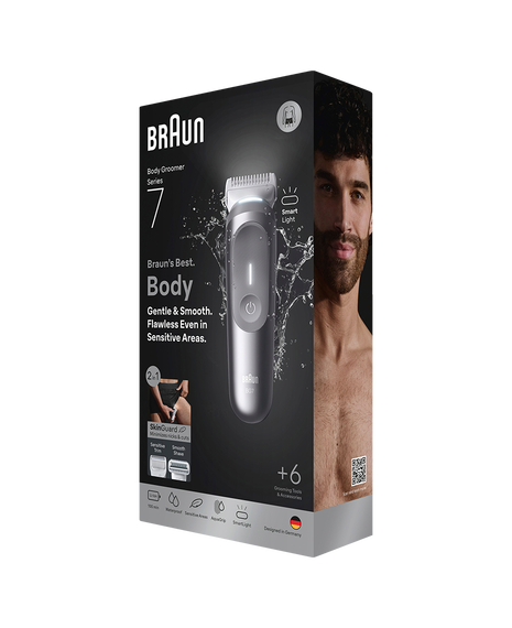 Series 7 Waterproof Body Groomer with 6 Grooming Tools & Accessories