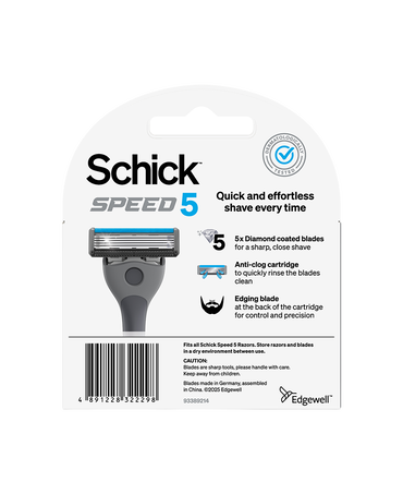 Speed 5 Blade Refills 4 Pack