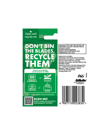 Aqua Blades Refill 4 Pack