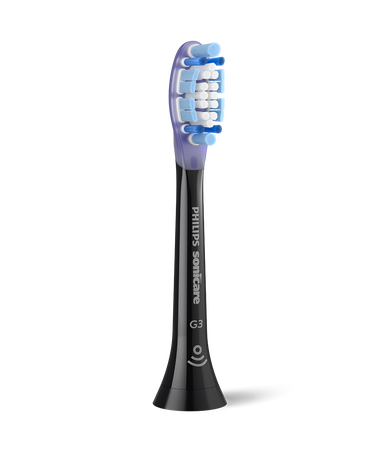 Sonicare G3 Premium Gum Care Brush Head Refills 2 Pack - Black