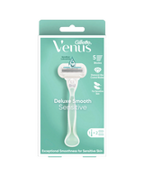Deluxe Smooth Sensitive Razor with 2 Blades Refill