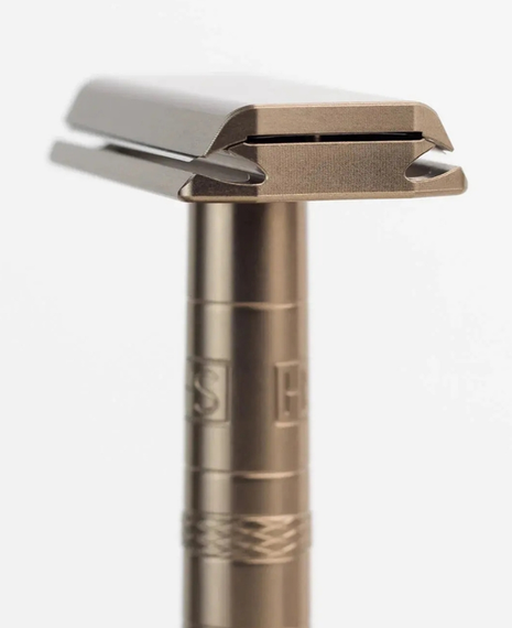 AL13 Closed Comb Safety Razor - Tan
