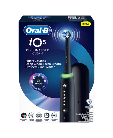 iO5 Electric Toothbrush - Black