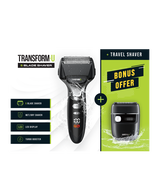 5 Blade Wet & Dry Electric Shaver & Travel Shaver Combo