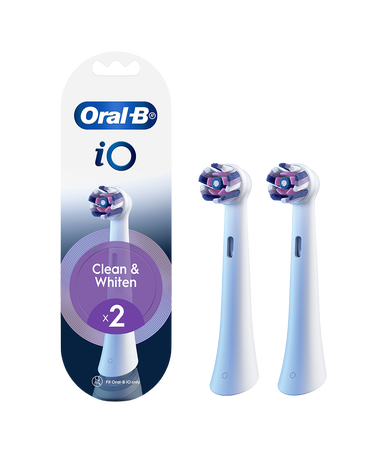 iO Clean & Whiten Brush Head Refills 2 Pack - White