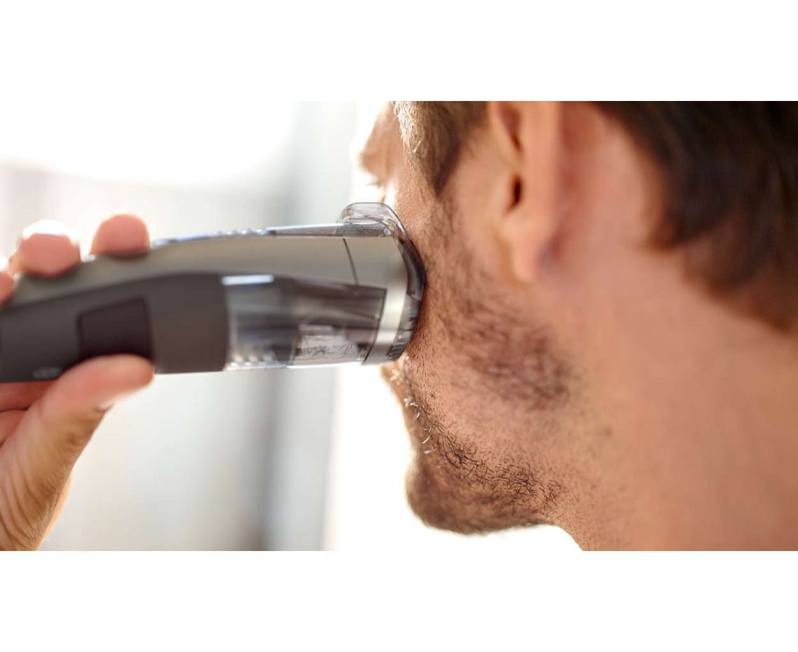 philips series 7000 beard and stubble vacuum trimmer