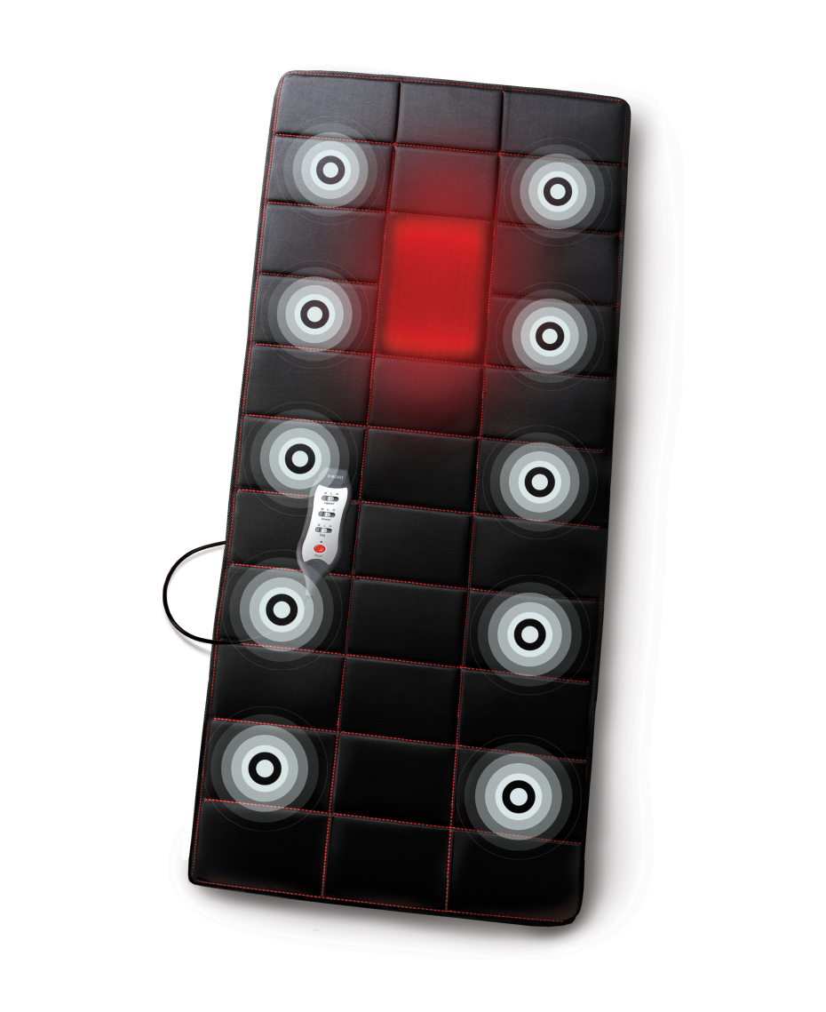 Homedics 10 motor store massage cushion with heat