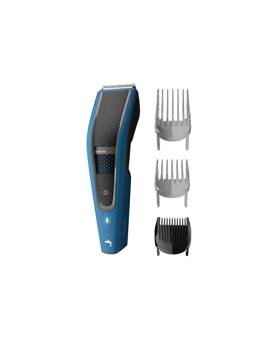 hair cutting with philips trimmer