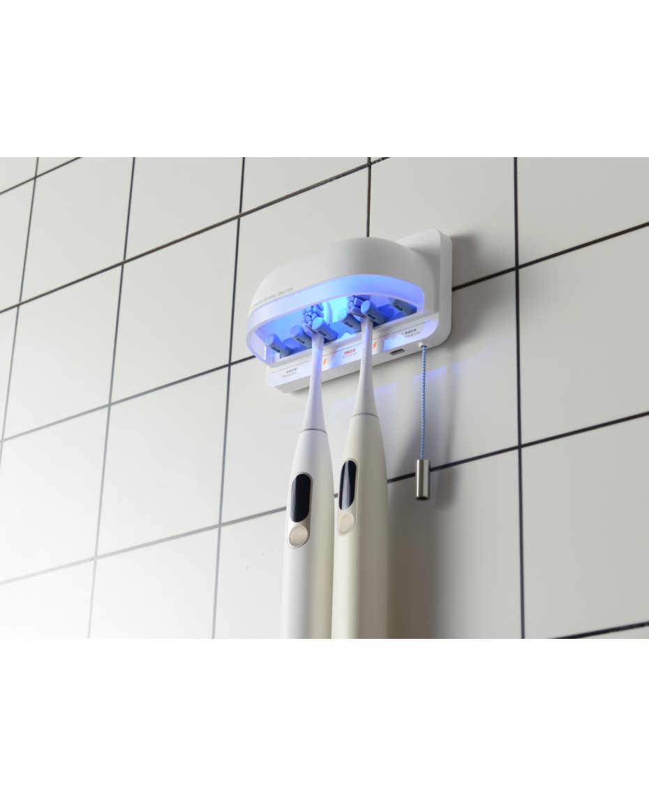 Oclean S1 – Stérilisateur UV Pour Brosse à Dents Avec Séchage Chauffant Et Support Mural – Gris