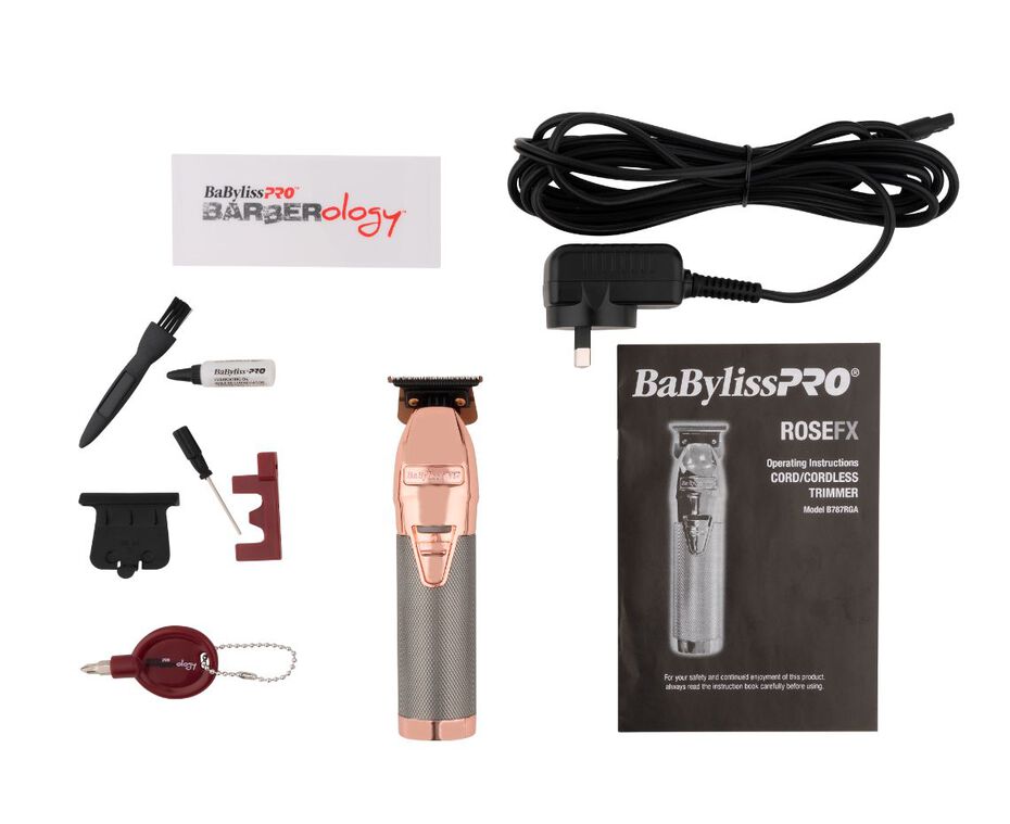 BaByliss Pro FX Outliner Trimmer Rose Gold Shaver Shop