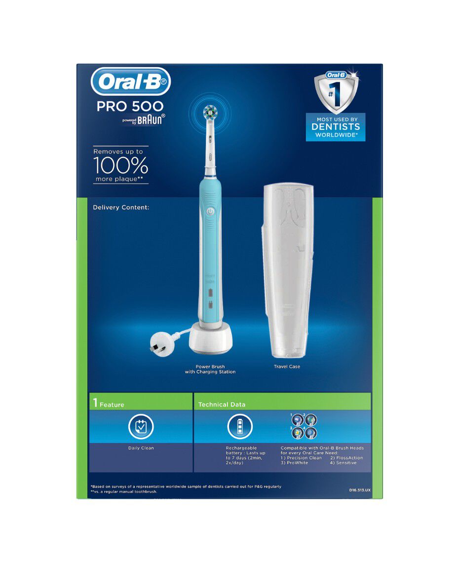oral b pro 500 cross