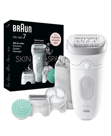 Silk-épil 7 SkinSpa Epilator with 7 Extras