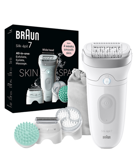 Silk-épil 7 SkinSpa Epilator with 7 Extras