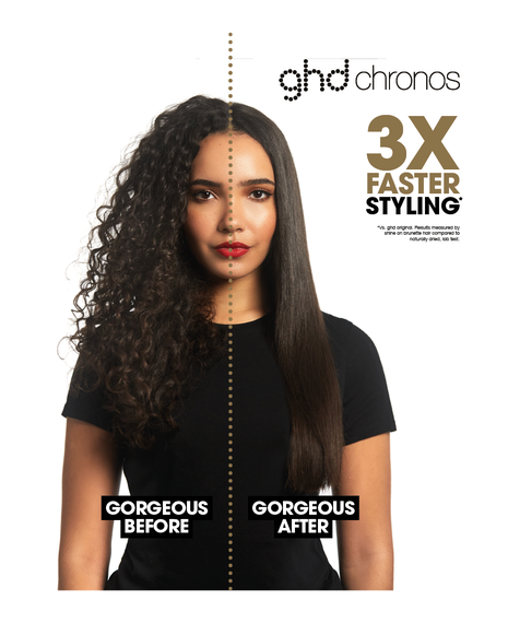 gold professional hair straightener in pink sorbet - limited edition