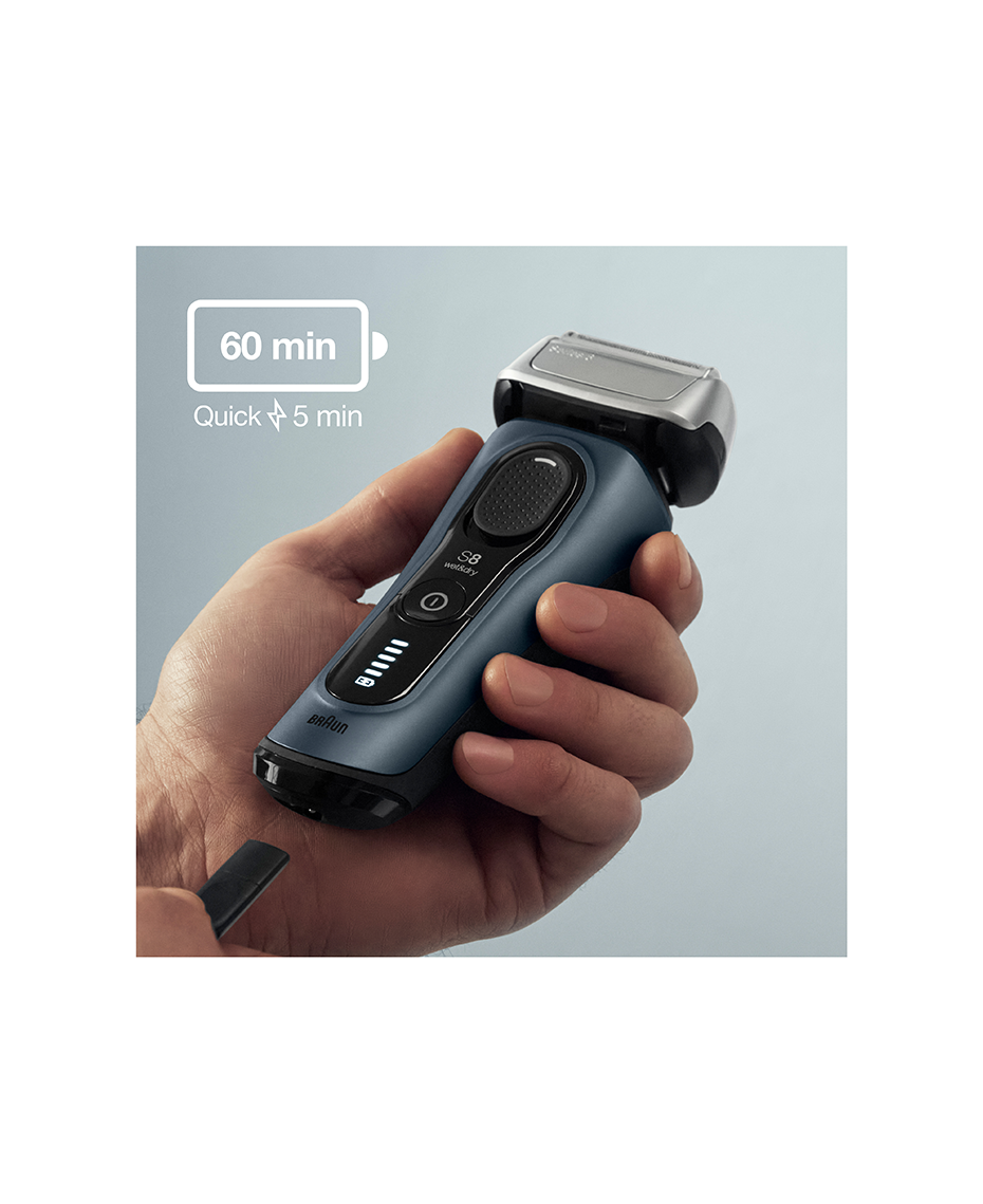 Braun Series 8 Latest Generation Wet & Dry Electric Shaver with 4 in
