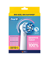Sensitive Clean Brush Head Refills 12 Pack