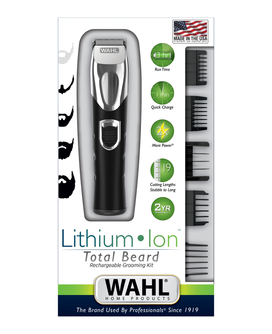 Wahl Total Beard Lithium ion Beard Trimmer Shaver Shop