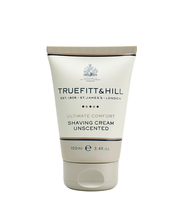Ultimate Comfort Unscented Shaving Cream Tube - 100mL